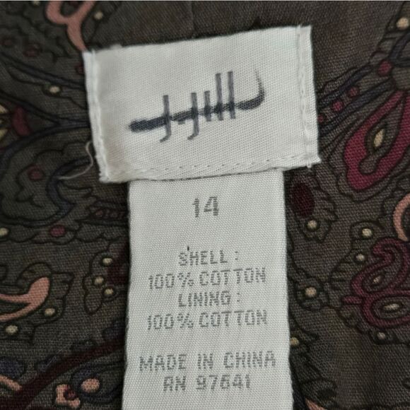 J.Jill Gray  Velour 3/4 Length Coat Plus Size - Picture 5 of 5